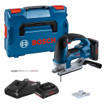 GST 18V-155 BC cordless jigsaw 18V 4.0Ah, charger and L-BOXX Bosch 0.601.5B1.002