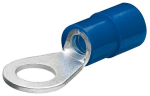 Geïsoleerde kabelschoen/ring mal Ø 4 mm, blauw, 1,5-2,5 mm², 100 stuks Knipex 97 99 173