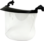 Visor short shade, polycarbonate, transparent 3M V4FK