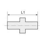Doppelnippel, reduzierend AG R 2" R 1.1/2" SW 61 Edelstahl 1.4408