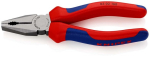 Combination pliers polished, atrametised, MK handle Knipex 03 02 SB