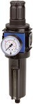 Filter regulator varibloc series IG 1/4", 2000l/min, 0.5-10bar with sight tube and pressure gauge