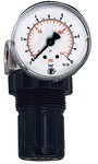 Drukregelaar voor water IG 1/4", 3,5 l/min, bar max 25 bar, incl. manometer