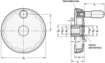 Disc handwheel GN