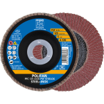 Conical flap disc PFC 125 PSF SteelOX Pferd Polifan