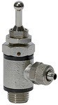 3/2-way toggle valve AG for hose max 8 bar Brass, quick-release fitting