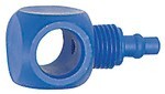 Single ring spigot for AG Plastic POM blue