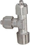 L-screw-in fitting AG "R, 2x Stainless steel 1.4404