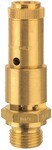 Safety valve full stroke DN10 AG 3/4", pressure bar max 180°C, brass