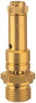 Safety valve full stroke DN8 AG 1/4", pressure bar max 180°C, brass