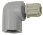 Angle screw-on fitting Polyamide