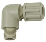 Angle screw-in fitting AG for hose Polypropylene PP