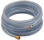 Compressed air hose set PVC m, NW7.2 coupling & nipple ready-made, max 15 bar, -15 - +60°C