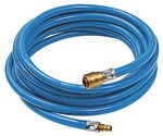 Compressed air hose set m, max 15 bar soft PVC, safety coupling NW7.2