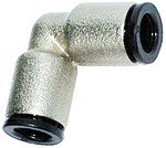 Angle connector series value line Nickel-plated brass