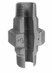 Screw connection no. 336 black A/A R flat sealing Georg Fischer