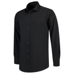 Shirt long sleeve stretch slim fit black, MG110 Tricorp Corparate