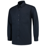 Basic long-sleeved work shirt dark blue, MG150 Tricorp Casual