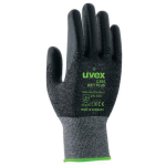 Handschuhe, HPE schnitthemmend Level 3 anthrazit Uvex C300 wet plus bambooTwinflex