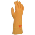 Handschuhe, Nitril vollbeschichtet orange Uvex rubiflex NB3501