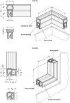 Kantenschutz-Dichtprofileck GN 2181-EPDM-20,5-A-160