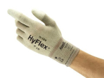 Gloves PU knit ESD brown/white L=260 coated Ansell HyFlex 11-135