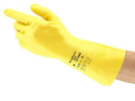 Nitrile chemical protection gloves 7 L=320 yellow Ansell Alpha Tec 37-220