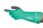 Nitrile chemical protection gloves L=350 seamless green Ansell Alpha Tec 58-005